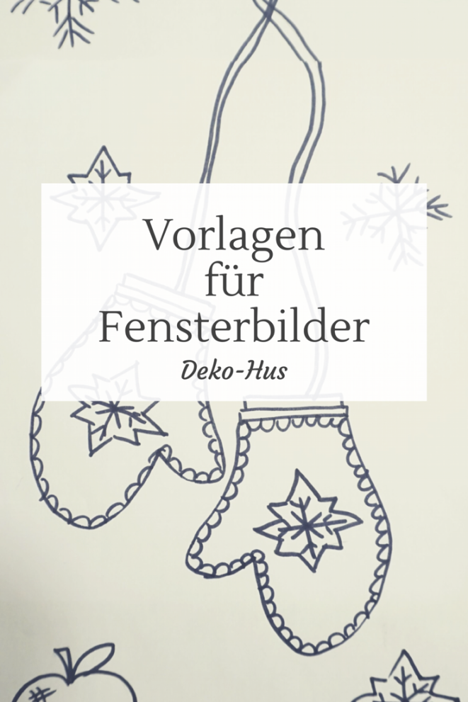 Fensterbilder Weihnachten Vorlagen kostenlos - Deko-Hus