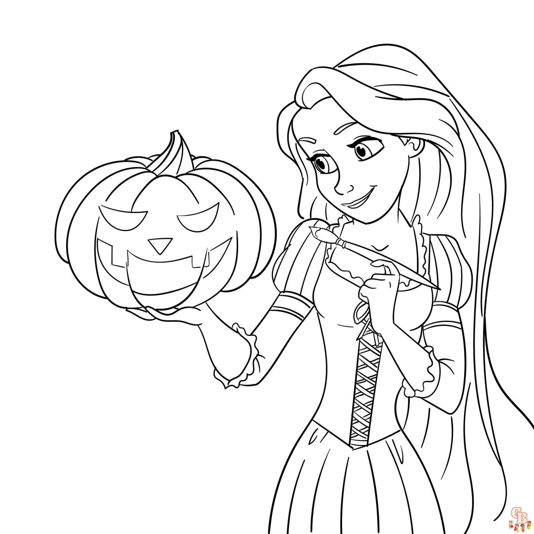 Halloween Disney Ausmalbilder kostenlos zum Ausdrucken - GBcoloring