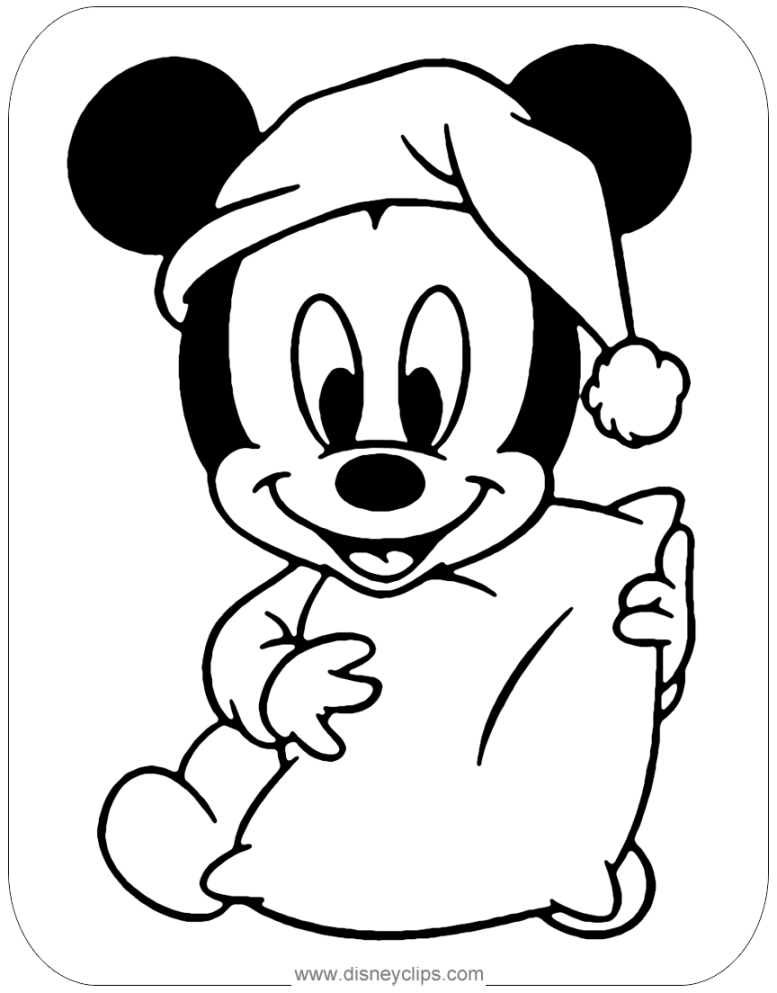 Baby Mickey coloring page #mickeymouse  Mickey coloring pages