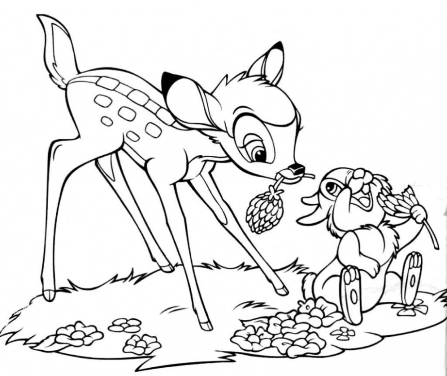 Free Printable Bambi Coloring Pages For Kids  Animal coloring