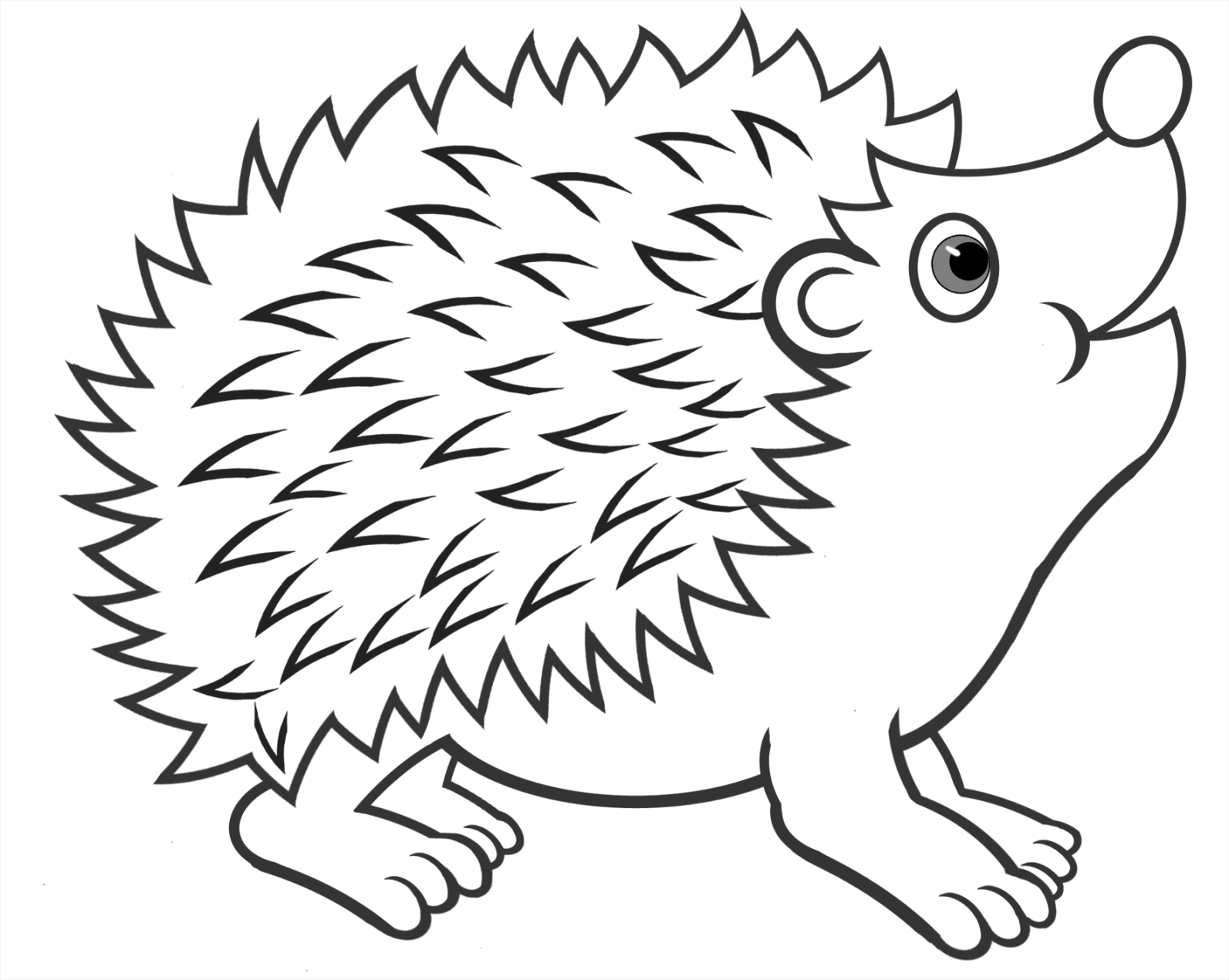 Igel ausmalbild, Igel zum ausmalen, Igel vorlage