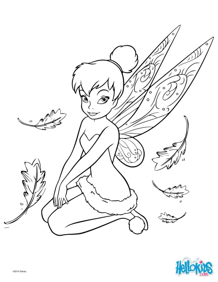 Tinkerbell zum ausmalen - de.hellokids