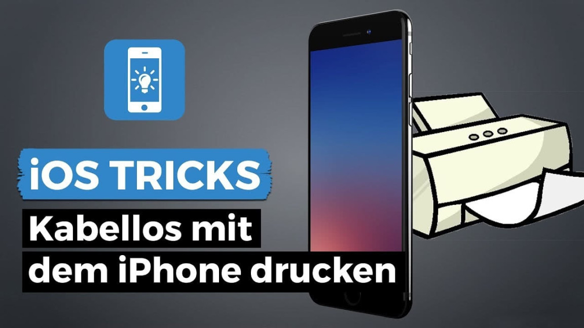 Vom iPhone drucken - iPhone mit Drucker verbinden