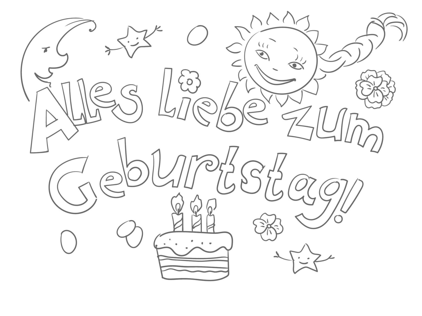 Vorteile Von Geburtstag Malvorlage Malvorlagen Archiv  Geburtstag