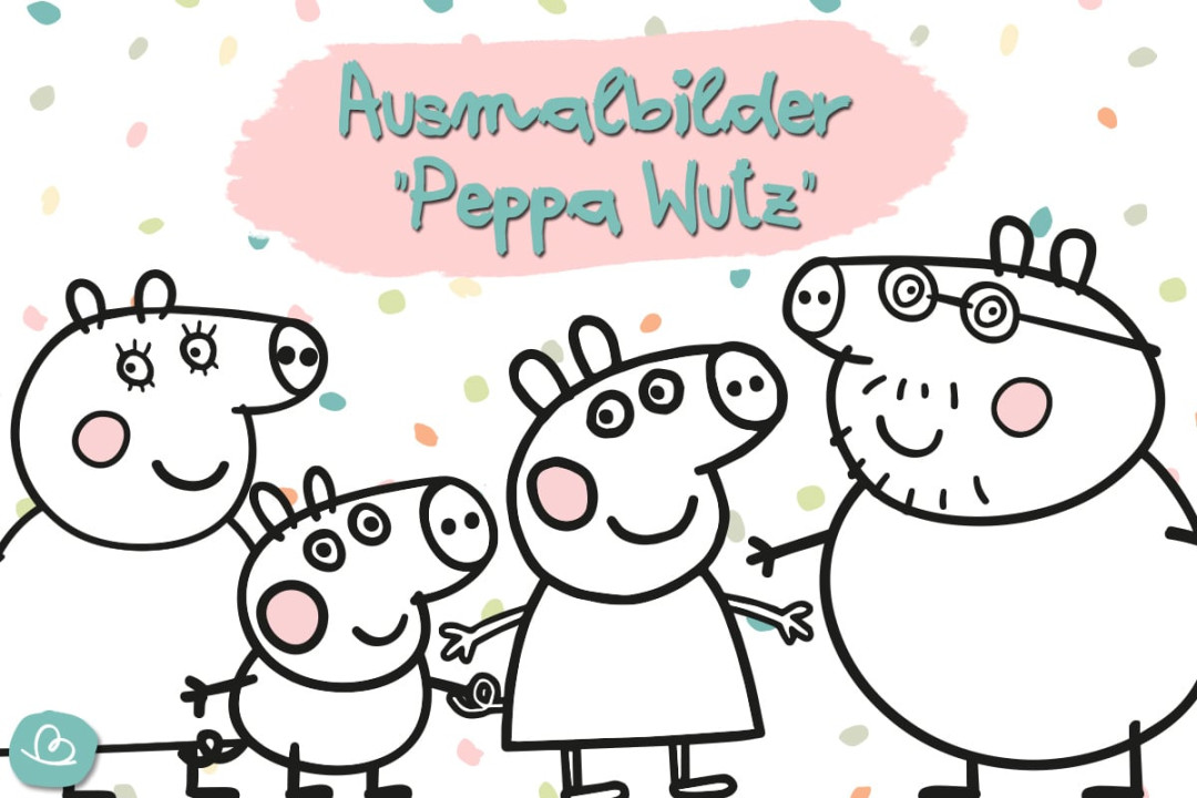 Ausmalbilder "Peppa Wutz":  Malvorlagen - Wunderbunt