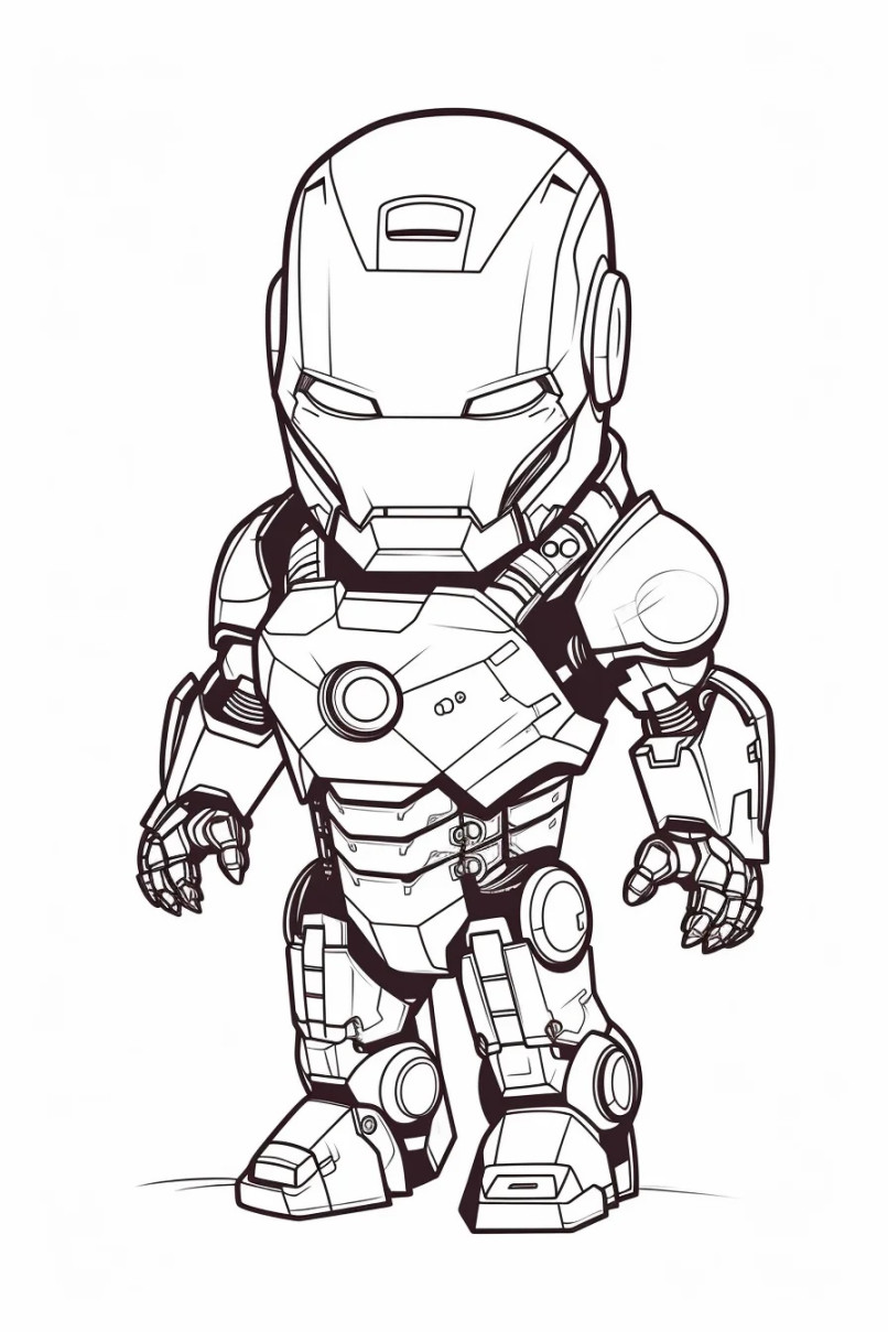 Ausmalbilder Iron Man