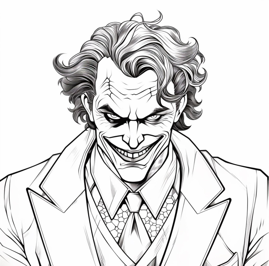 Joker Ausmalbilder