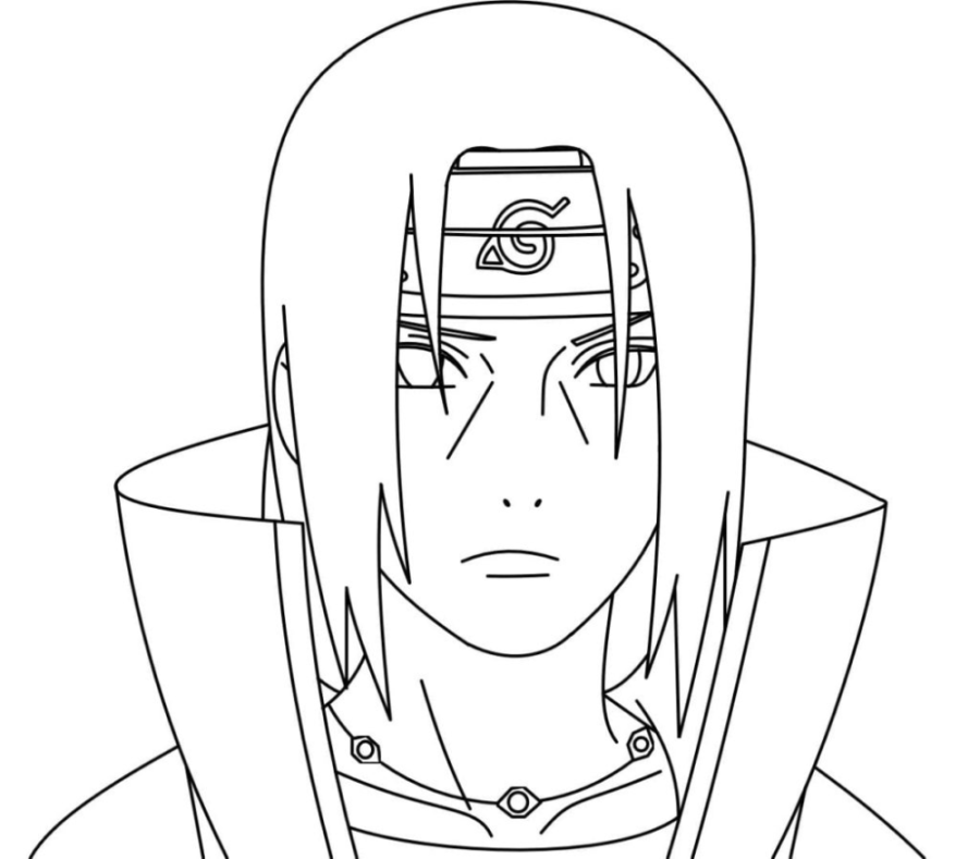 Ausmalbilder Itachi Uchiha