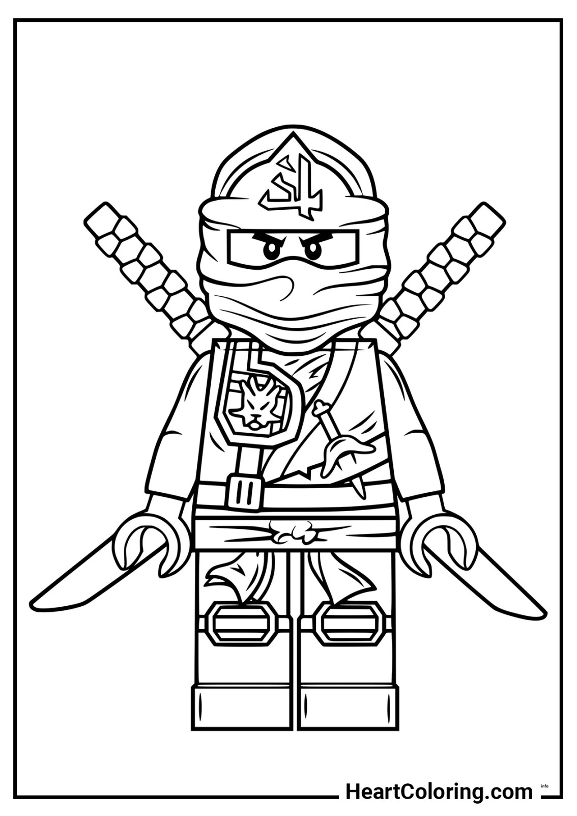 Ausmalbilder LEGO Ninjago für Kinder  Über  Bilder