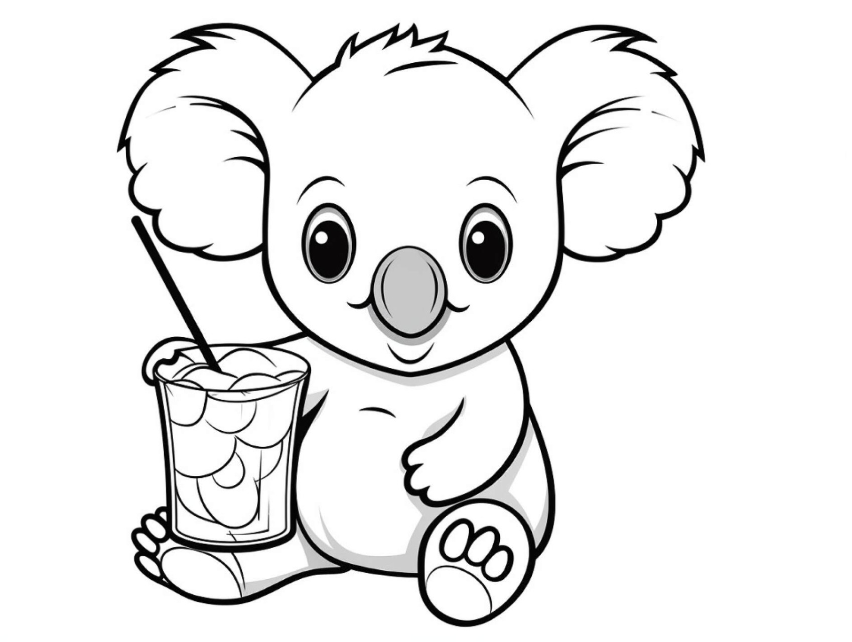 Kostenlose Koala-Malvorlagen - Ausmalbilder von Koalas zum Download