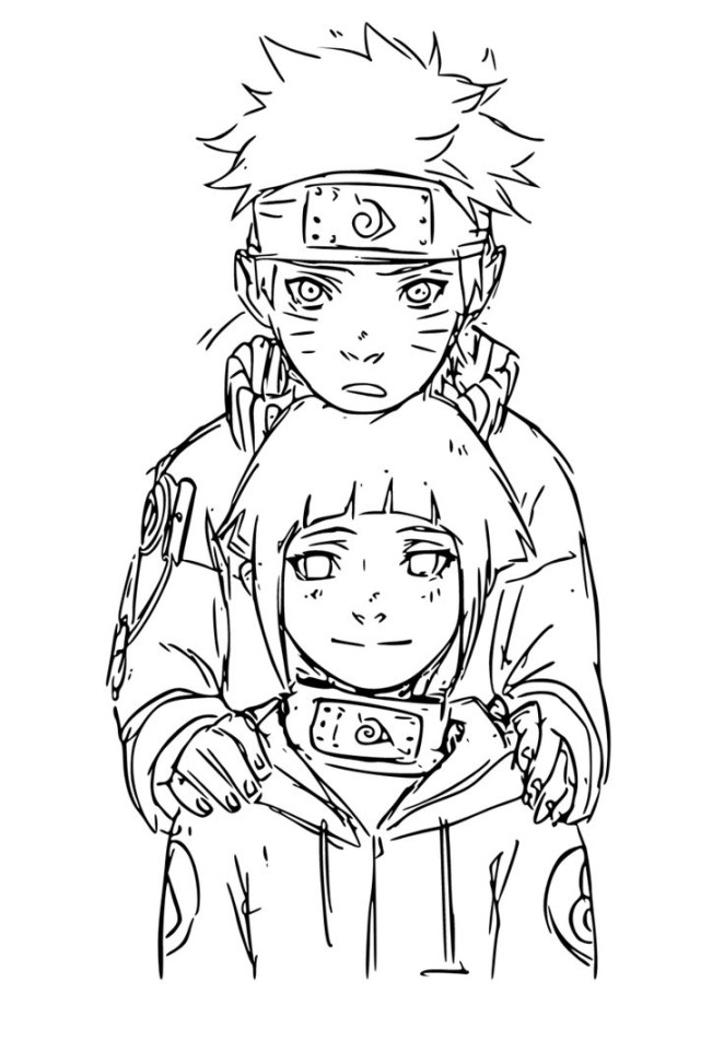 Naruto Und Hinata Ausmalbilder