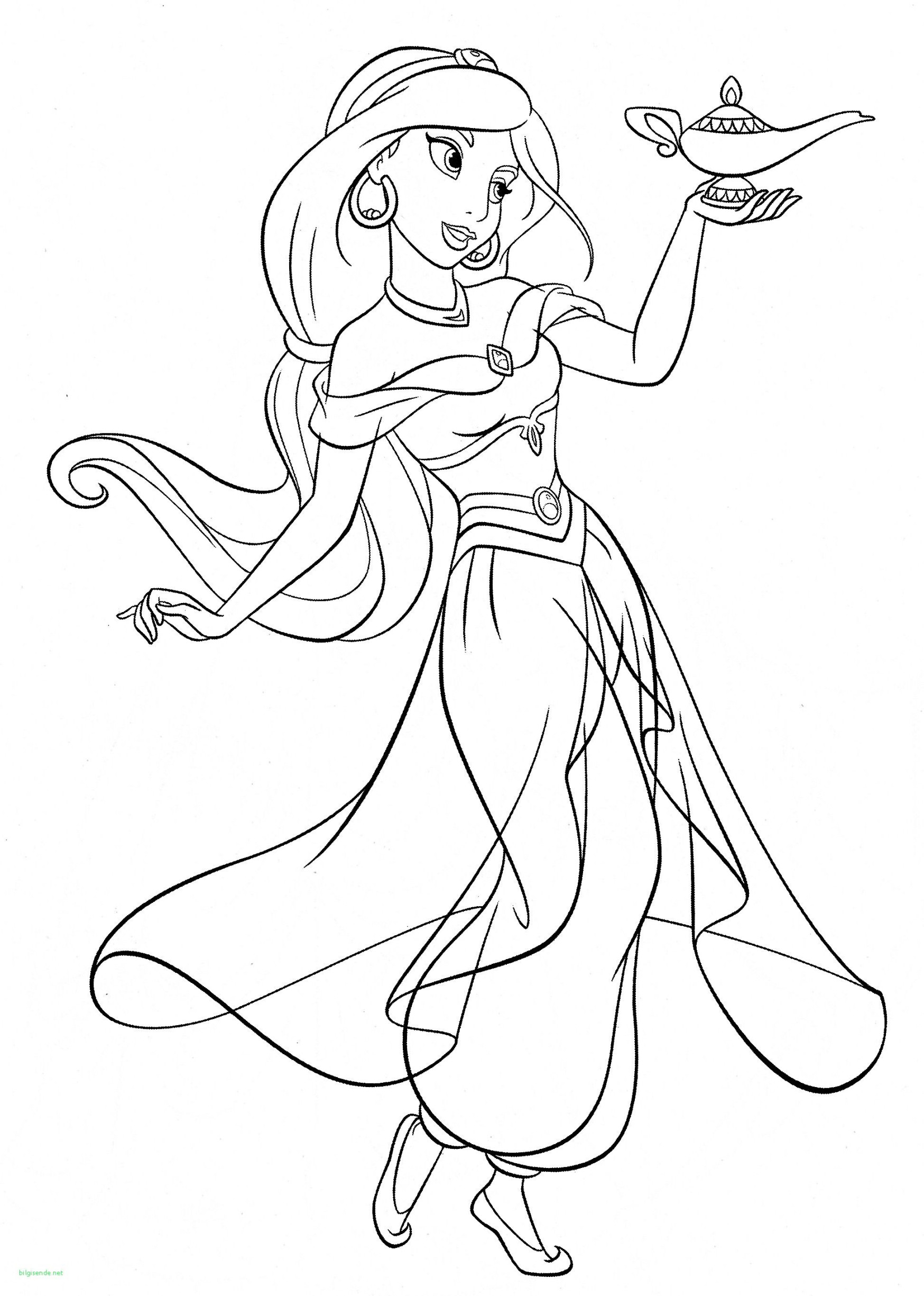 Disney Princess Coloring Pages Jasmine  BubaKids