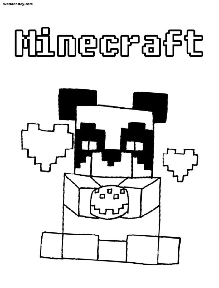 Ausmalbilder Minecraft