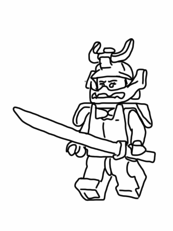 lord garmadon coloring page