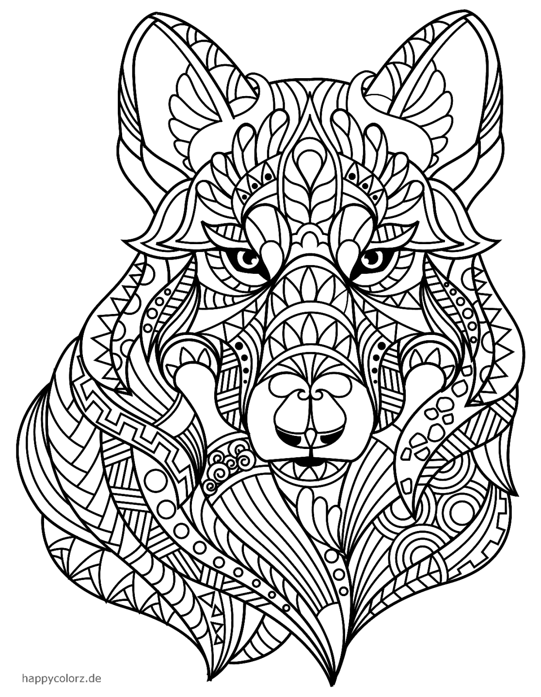 Mandala Tiere und Tier Mandalas  happycolorz